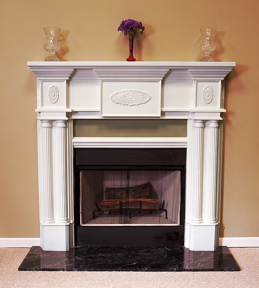 Peachtree 42 Tall Plaster Fireplace Mantel