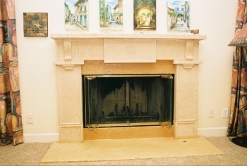 Santa Fe II Plaster Mantel Santa Fe II Plaster Mantel