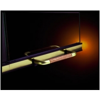 Lennox - 12M08 & 12M08 & 12M16 - Merit Series - Alluminum Bi-Fold Doors with End Panel - Brushed Brass