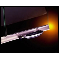 Lennox - 12M09 38ABF-BS - Merit Series - Aluminum Bi-Fold Doors - Brushed Stainless - with door track kit