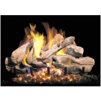 Peterson 24" Charred Cedar complete log set with G45 burner for Propane