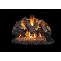 Peterson 24" Charred Majestic Oak complete log set with G45 buner and SPK-26 manual Safety Pilot Kit - Natural