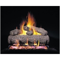 Peterson 18" Golden Oak complete log set with G45 burner for See-Thru installation - Natural Gas