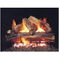 Peterson 18" Split Oak complete log set with G45 burner & Safety Pilot Kit - Natural