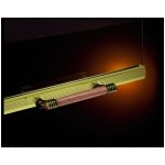 Lennox - 12M21 38LBF-BB - Solid Ribbed Doors - Brass