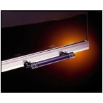 Lennox - 12M25 43LBF-BS - Solid Ribbed Doors - Brushed Stainless - with door track kit