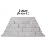 Majestic - 20005421 bottom Refractory Panel SR42A / ODSR42A