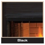 Majestic - 42GDKBK 42" Bi-fold Glass Doors Black w/ Black track