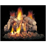 Peterson 24" American Oak complete log set with G45 buner and SPK-26 manual Safety Pilot Kit - Natural