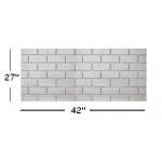 Generic Size 1 Brick - 1" thickness (42" wide x 27" tall maximum)