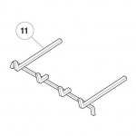 Lennox H6313 Replacement Grate - B500 - Old Part # LB-92406B