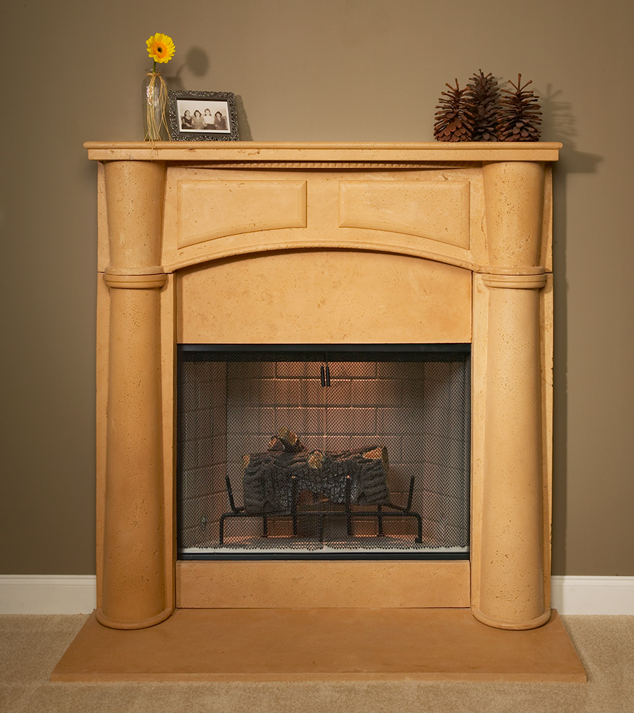 Metro Series Plaster Fireplace Mantels